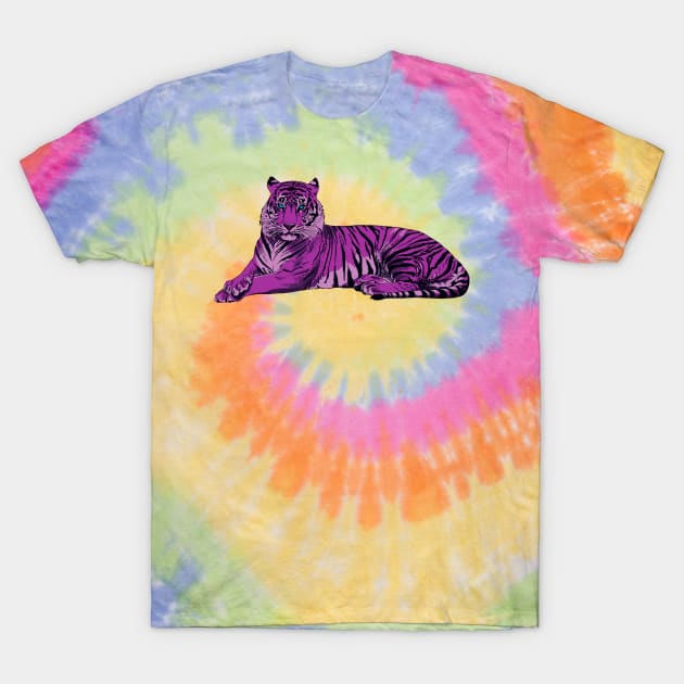 PURPLE TIGER T-Shirt by NEXT OF KING